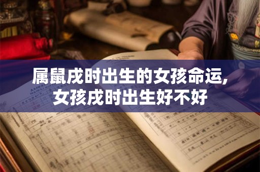 属鼠戌时出生的女孩命运,女孩戌时出生好不好