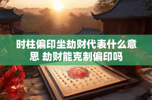 时柱偏印坐劫财代表什么意思 劫财能克制偏印吗