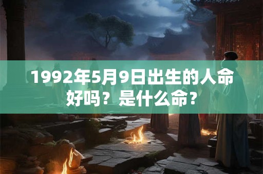 1992年5月9日出生的人命好吗？是什么命？