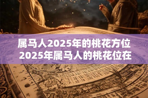 属马人2026年的桃花方位 2026年属马人的桃花位在哪