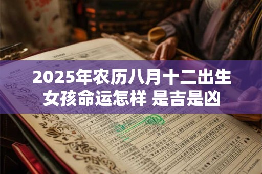 2025年农历八月十二出生女孩命运怎样 是吉是凶
