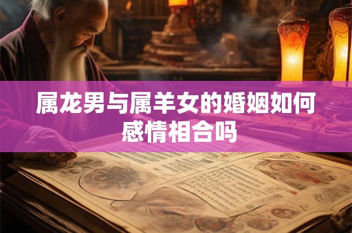 属龙男与属羊女的婚姻如何 感情相合吗