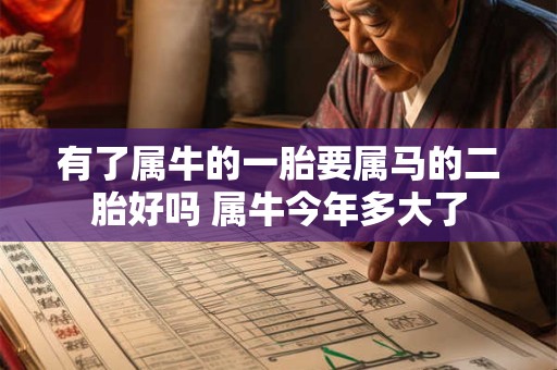 有了属牛的一胎要属马的二胎好吗 属牛今年多大了