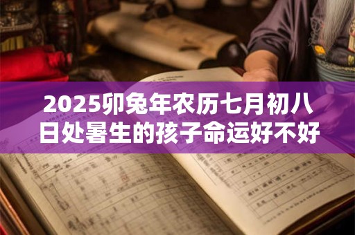 2025卯兔年农历七月初八日处暑生的孩子命运好不好