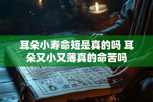 耳朵小寿命短是真的吗 耳朵又小又薄真的命苦吗