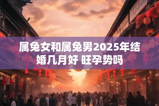 属兔女和属兔男2025年结婚几月好 旺孕势吗