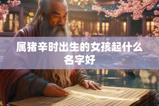 详细阅读:属猪辛时出生的女孩起什么名字好 属猪辛时出生的女孩起什么名字好