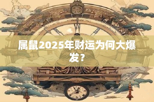 属鼠2025年财运为何大爆发？