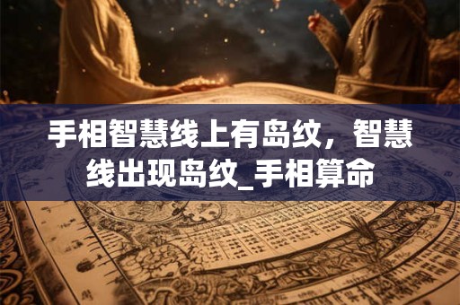 手相智慧线上有岛纹，智慧线出现岛纹_手相算命