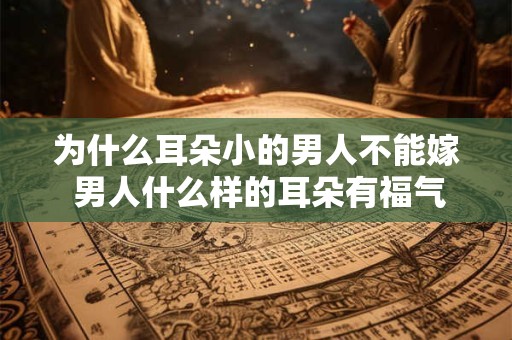 为什么耳朵小的男人不能嫁 男人什么样的耳朵有福气