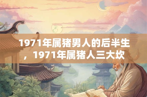 1971年属猪男人的后半生，1971年属猪人三大坎