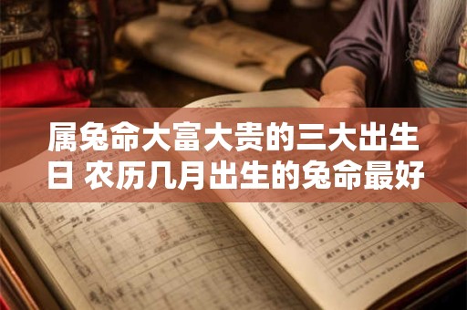 属兔命大富大贵的三大出生日 农历几月出生的兔命最好