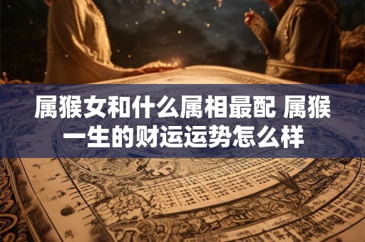 属猴女和什么属相最配 属猴一生的财运运势怎么样