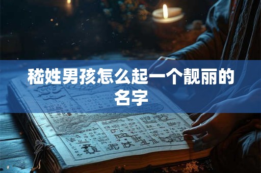 嵇姓男孩怎么起一个靓丽的名字