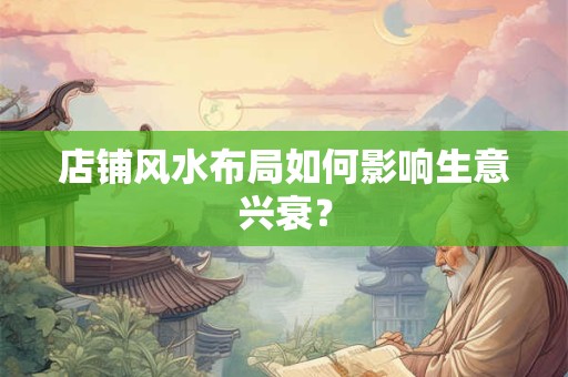店铺风水布局如何影响生意兴衰？