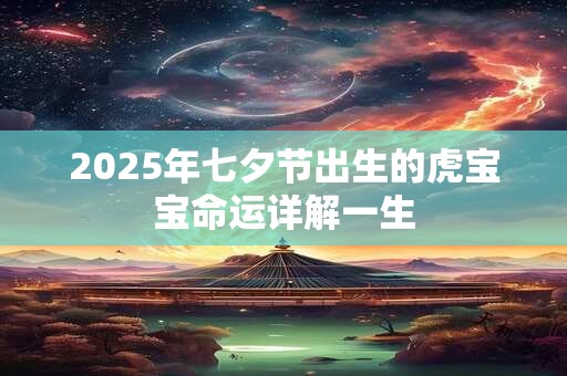 2025年七夕节出生的虎宝宝命运详解一生 2025年七夕节出生的虎宝宝命运详解一生