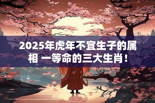 2025年虎年不宜生子的属相 一等命的三大生肖！