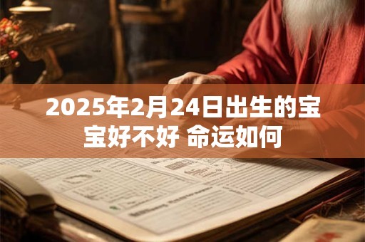 2025年2月24日出生的宝宝好不好 命运如何