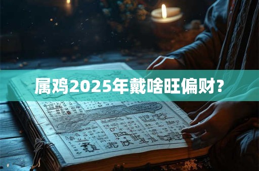 属鸡2025年戴啥旺偏财？