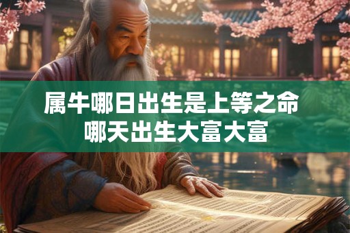属牛哪日出生是上等之命 哪天出生大富大富