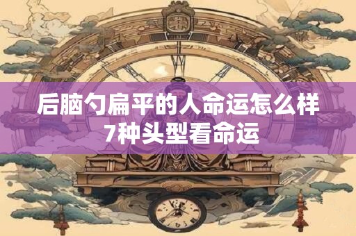 后脑勺扁平的人命运怎么样 7种头型看命运 后脑勺扁平的人命运怎么样 7种头型看命运