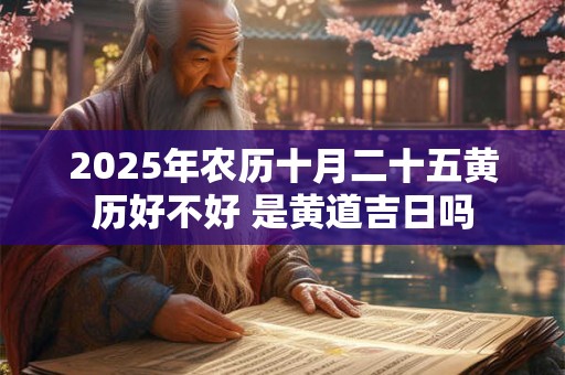 2026年农历十月二十五黄历好不好 是黄道吉日吗 2026年农历十月二十五黄历好不好 是黄道吉日吗