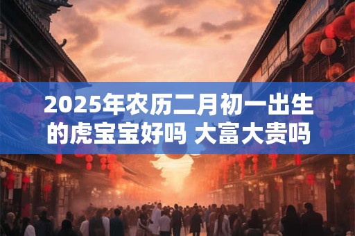 2025年农历二月初一出生的虎宝宝好吗 大富大贵吗