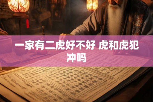 一家有二虎好不好 虎和虎犯冲吗