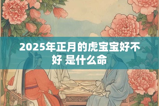 2025年正月的虎宝宝好不好 是什么命 2025年正月的虎宝宝好不好 是什么命