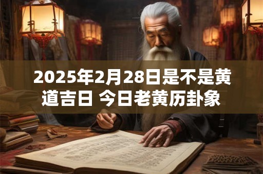 2025年2月28日是不是黄道吉日 今日老黄历卦象