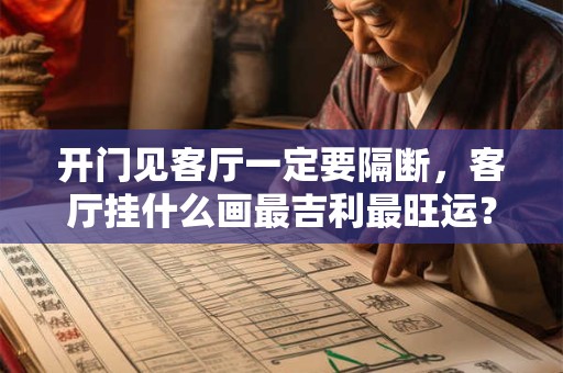 开门见客厅一定要隔断，客厅挂什么画最吉利最旺运？