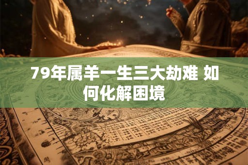 79年属羊一生三大劫难 如何化解困境