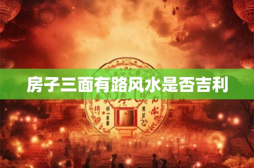 房子三面有路风水是否吉利