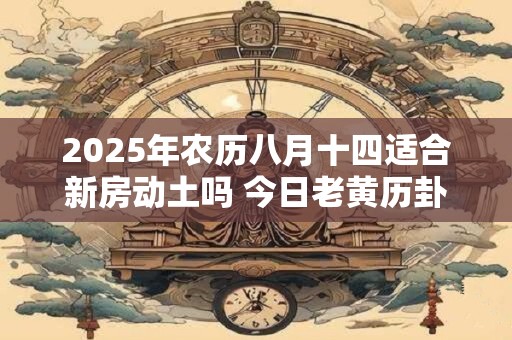 2025年农历八月十四适合新房动土吗 今日老黄历卦象