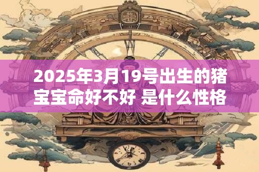 2025年3月19号出生的猪宝宝命好不好 是什么性格