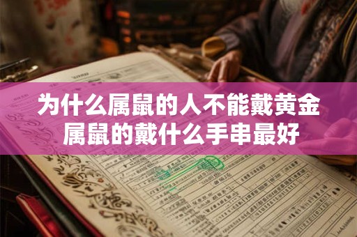 为什么属鼠的人不能戴黄金 属鼠的戴什么手串最好