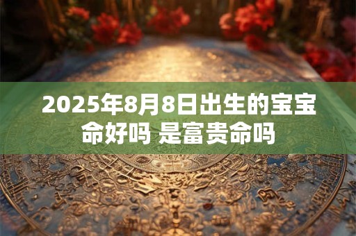 2026年8月8日出生的宝宝命好吗 是富贵命吗