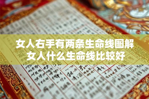 女人右手有两条生命线图解 女人什么生命线比较好