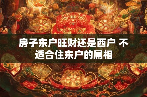 房子东户旺财还是西户 不适合住东户的属相 房子东户旺财还是西户 不适合住东户的属相