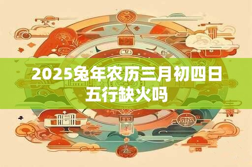 2025兔年农历三月初四日五行缺火吗