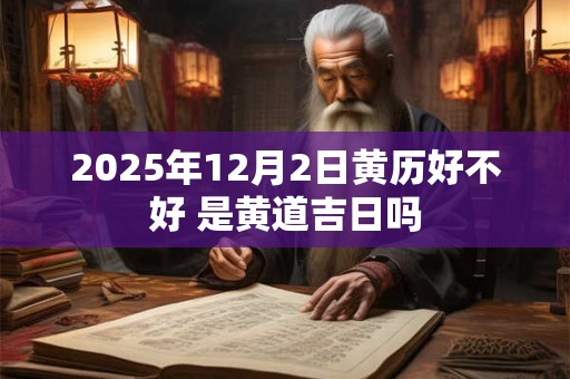 2025年12月2日黄历好不好 是黄道吉日吗