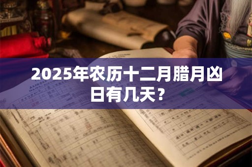 2025年农历十二月腊月凶日有几天？