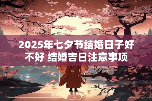 2025年七夕节结婚日子好不好 结婚吉日注意事项