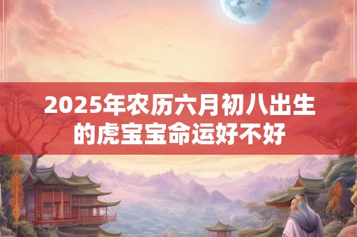 2025年农历六月初八出生的虎宝宝命运好不好