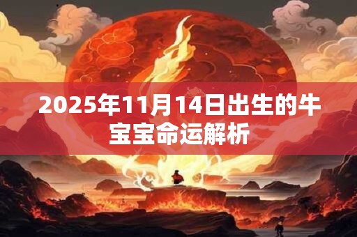 2025年11月14日出生的牛宝宝命运解析
