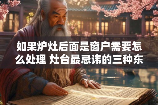 如果炉灶后面是窗户需要怎么处理 灶台最忌讳的三种东西