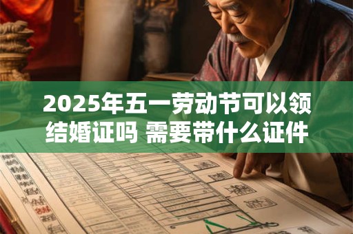 2025年五一劳动节可以领结婚证吗 需要带什么证件