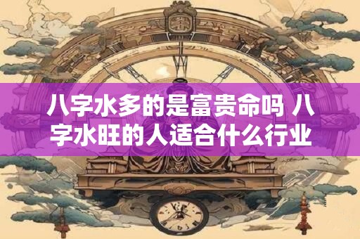 八字水多的是富贵命吗 八字水旺的人适合什么行业