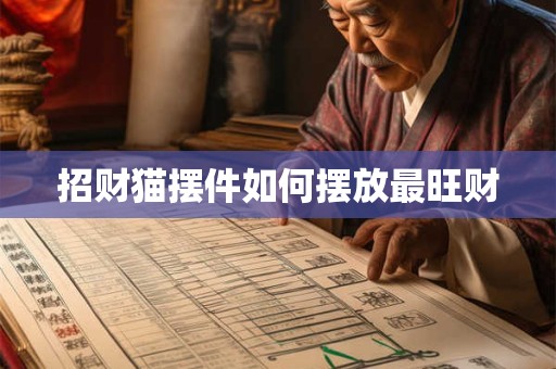 招财猫摆件如何摆放最旺财