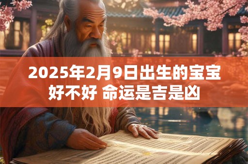 2025年2月9日出生的宝宝好不好 命运是吉是凶